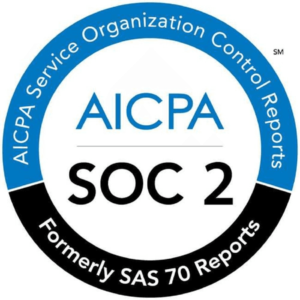 AICPA SOC 2 Type II compliant badge